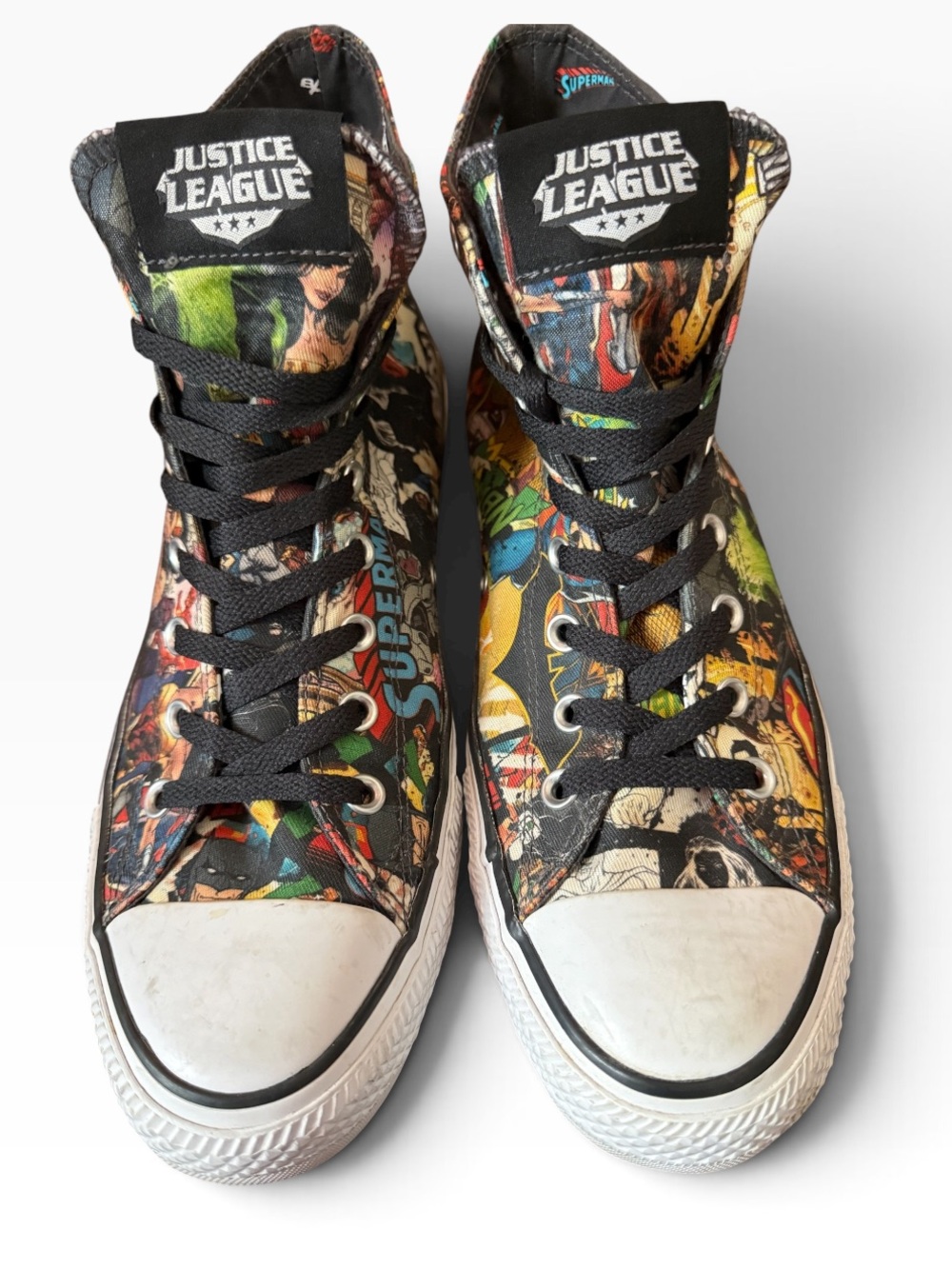 Converse Justice League hightops - super unique